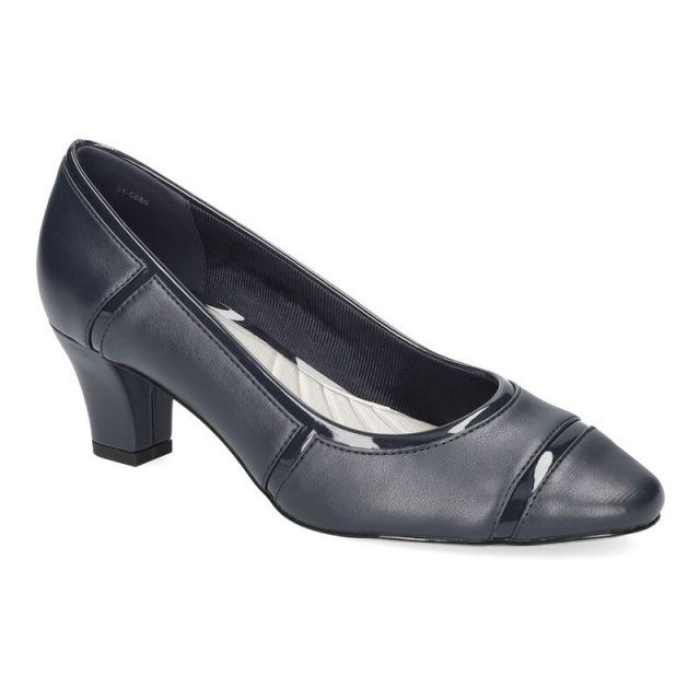 【送料無料】 イージーストリート レディース パンプス シューズ Easy Street Datia Women's Pumps Navy