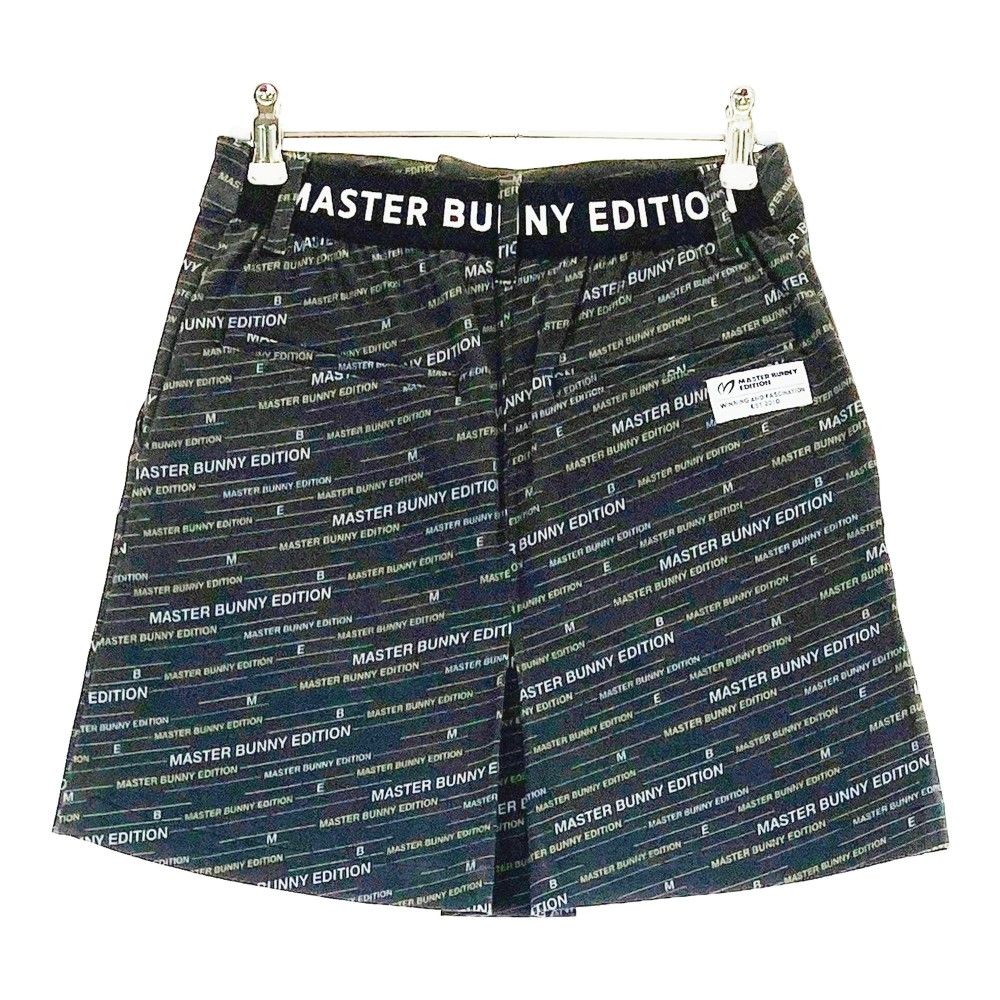 サイズ：00 MASTER BUNNY EDITION マスターバニーエディション  スカート ロゴ総柄 グレー系 [240101418681] ゴルフウェア レディース ストスト サイズ：00 MASTER BUNNY EDITION マスターバニーエディション