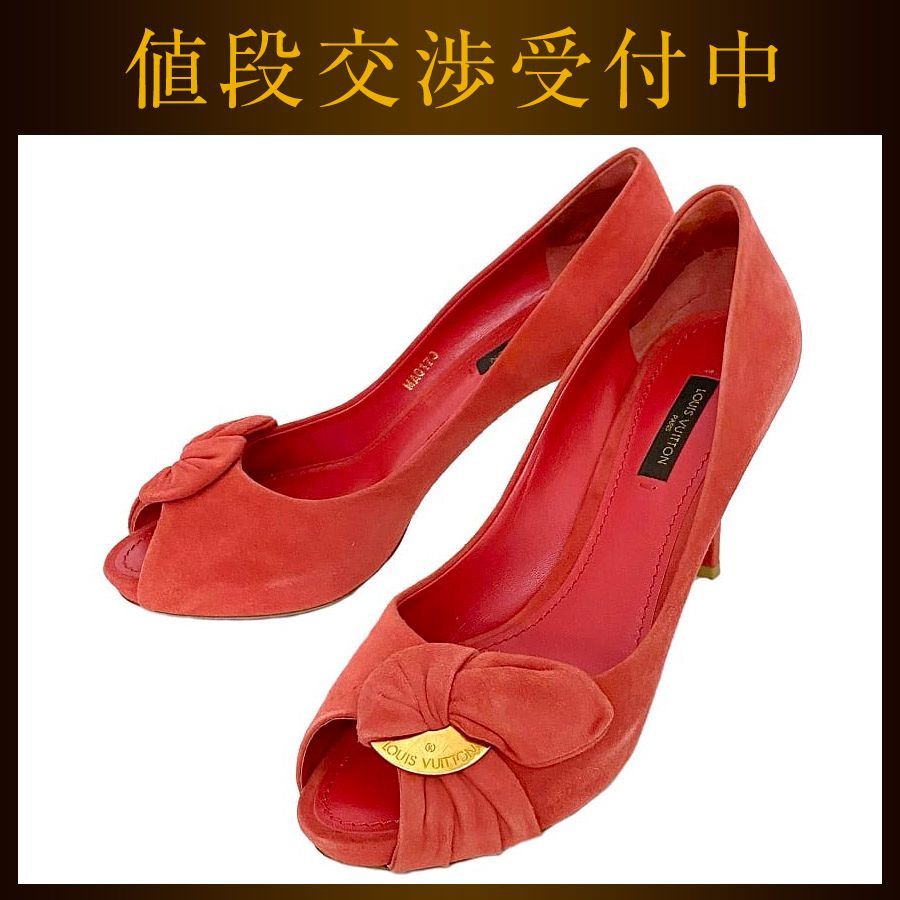 ルイヴィトンパンプス中古LV金具　23.5　レディース ルイヴィトンパンプス中古LV金具23.5レディース