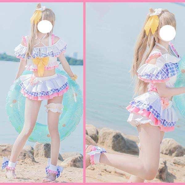 新品 ラブライブ LoveLive! 水着 南 ことり コスプレ 衣装