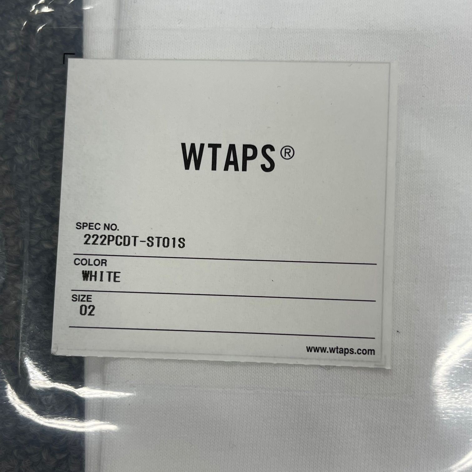 新品 WTAPS 22AW EVIL TIP TEE 222PCDT-ST01S イービル チップ Tシャツ