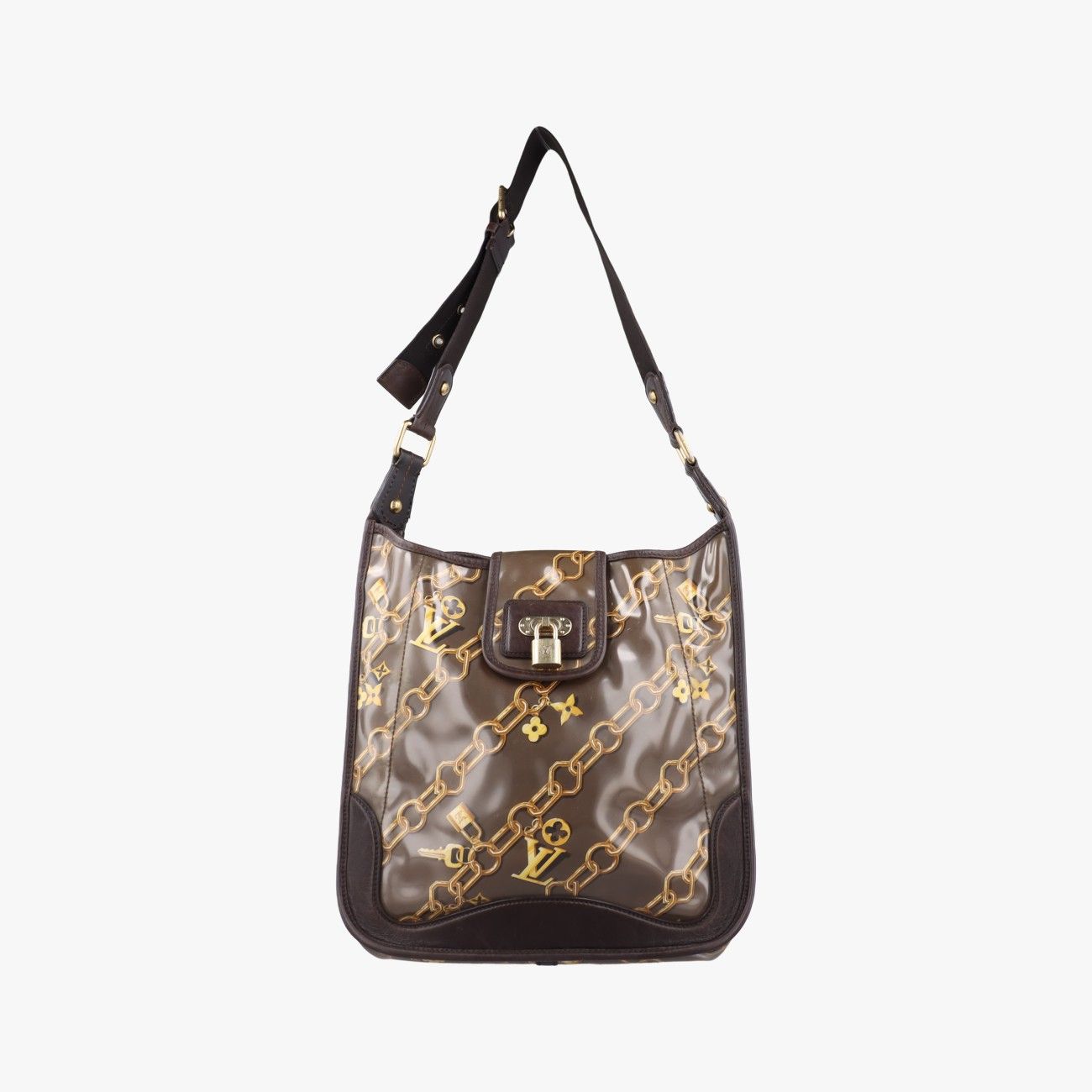 ルイヴィトンLouis Vuittonミュゼット トープ モノグラム チャーム  