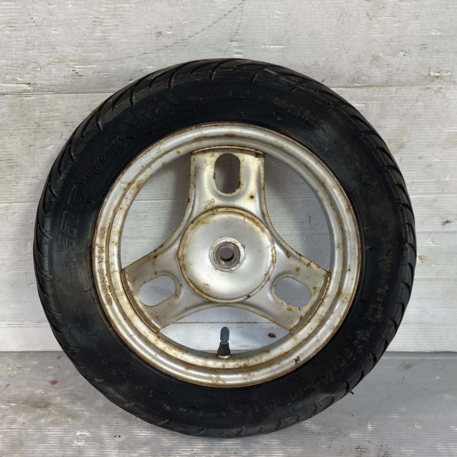 KSR110 pro リアホイール KSR110】ホイール交換【鉄→アルミに】 - 山