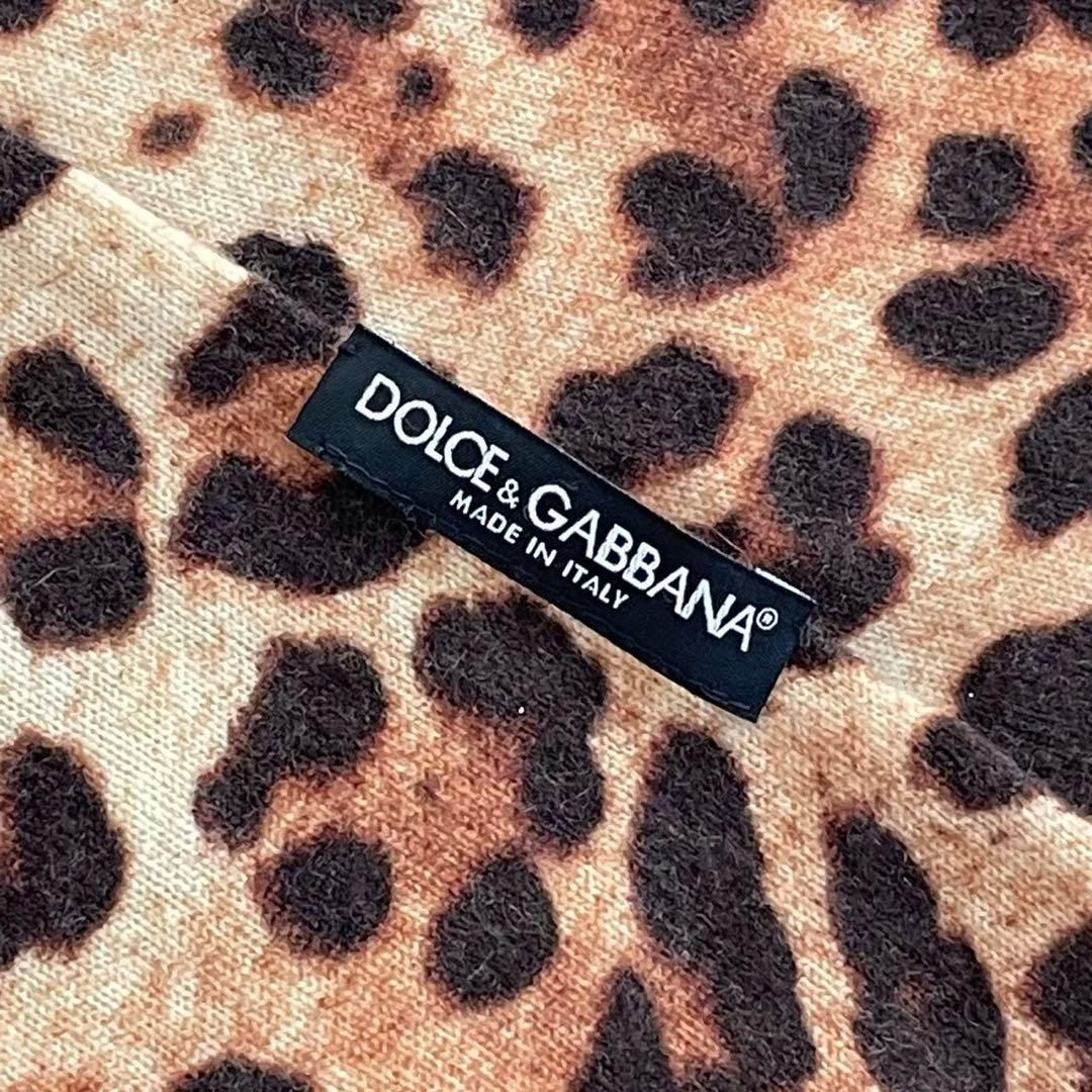 DOLCE&GABBANA ドルチェ&ガッバーナ マフラー 茶系 ヒョウ柄 Dolce & Gabbana(ドルチェ&ガッバーナ) マフラー(メンズ) - 海外