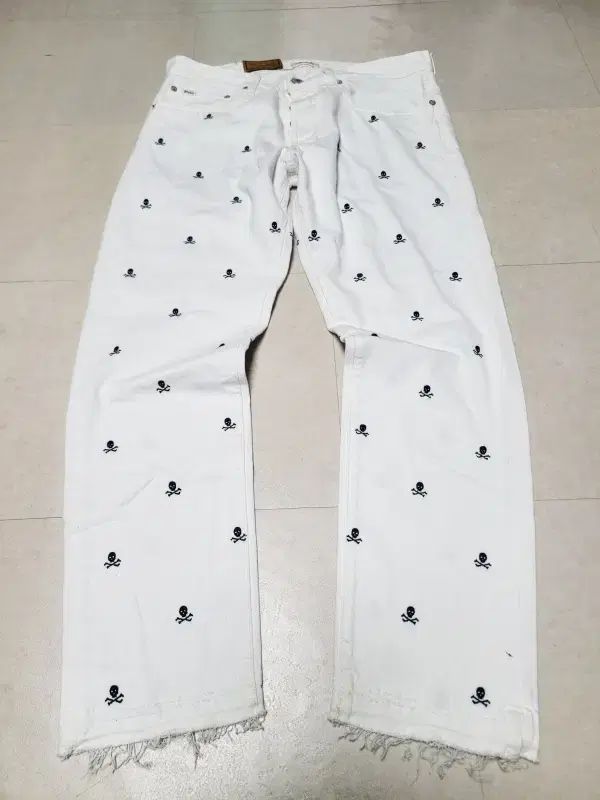 ポロ ソルリ SULLI デニ 白 デニム パンツ ポロ1205