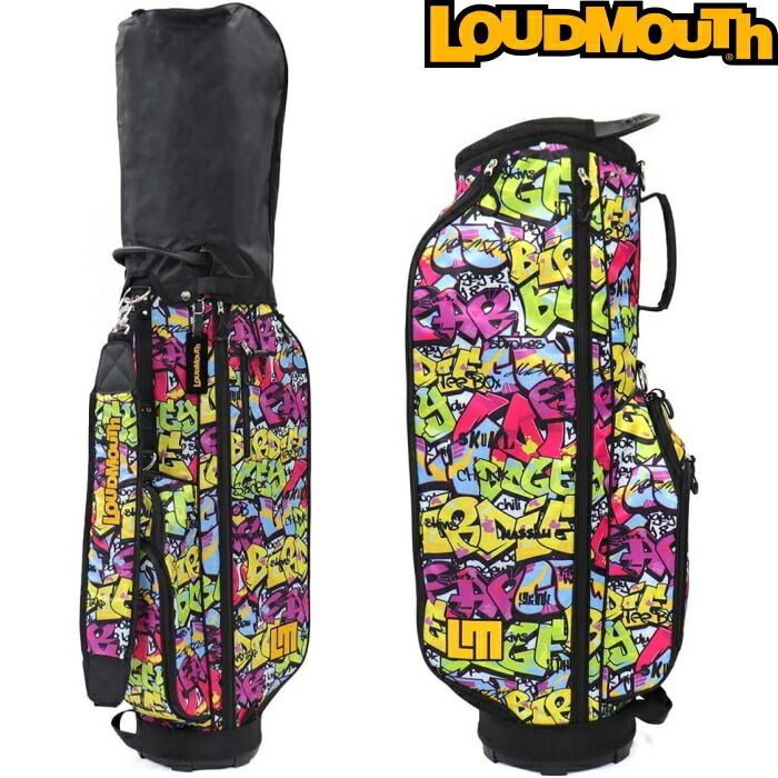 LOUDMOUTH ラウドマウス LM-CB0030 キャディバッグ Tags Neon