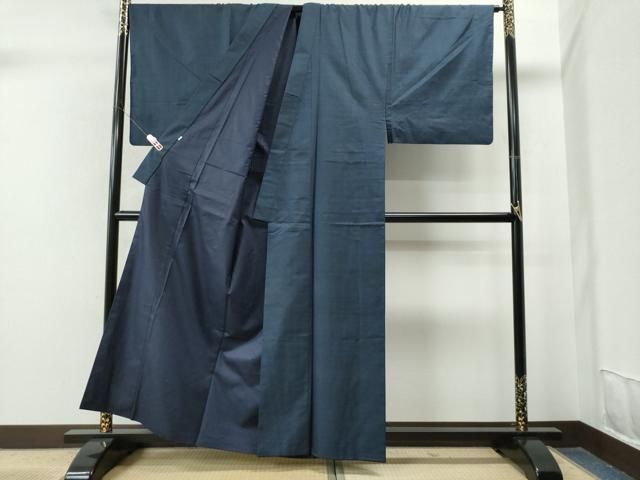 平和屋着物○男性 本場大島紬 アンサンブル 100亀甲 総詰め キング