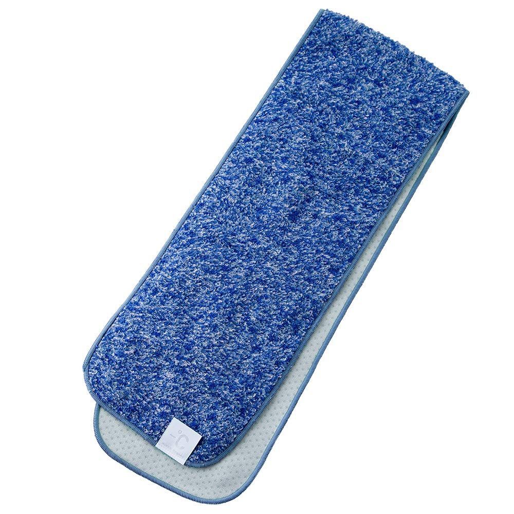 Color:ブルー_PatternName:スポーツタオル ヒャクパーセント(100%) スポーツタオル ブルー ジャガード織りパイル地タイプ 冷たく感じるタオル Minus Degree Prime MD-P02BU