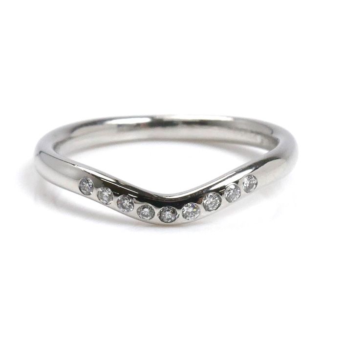 TIFFANY&Co. ティファニー Pt950プラチナ カーブド バンド TIFFANY&Co. ティファニー Pt950プラチナ カーブド バンド
