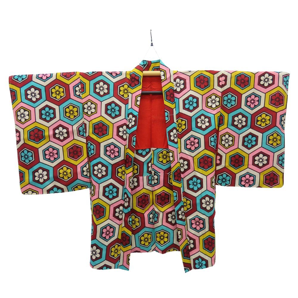 羽織 しつけ糸あり 正絹 金銀糸除く マルチカラー ホワイト ピンク 水色 モダン かわいい 和装 呉服 和服 きもの レディース 女性