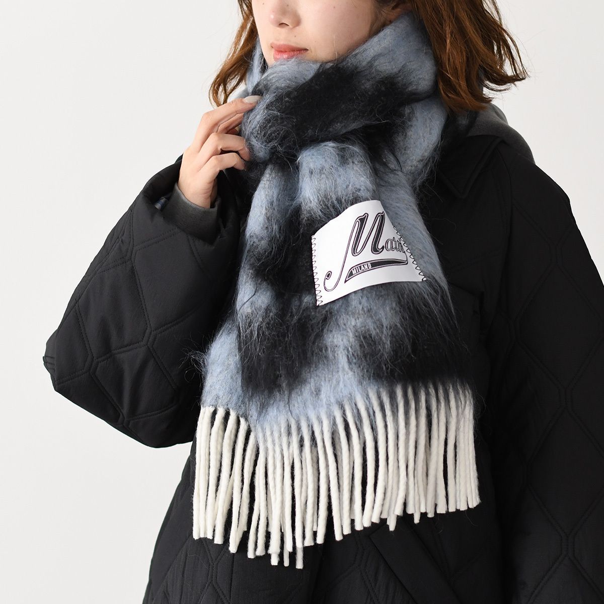 MARNI マルニ マフラー スカーフ SCMC0126Y0 UAW039 レオパード ウール