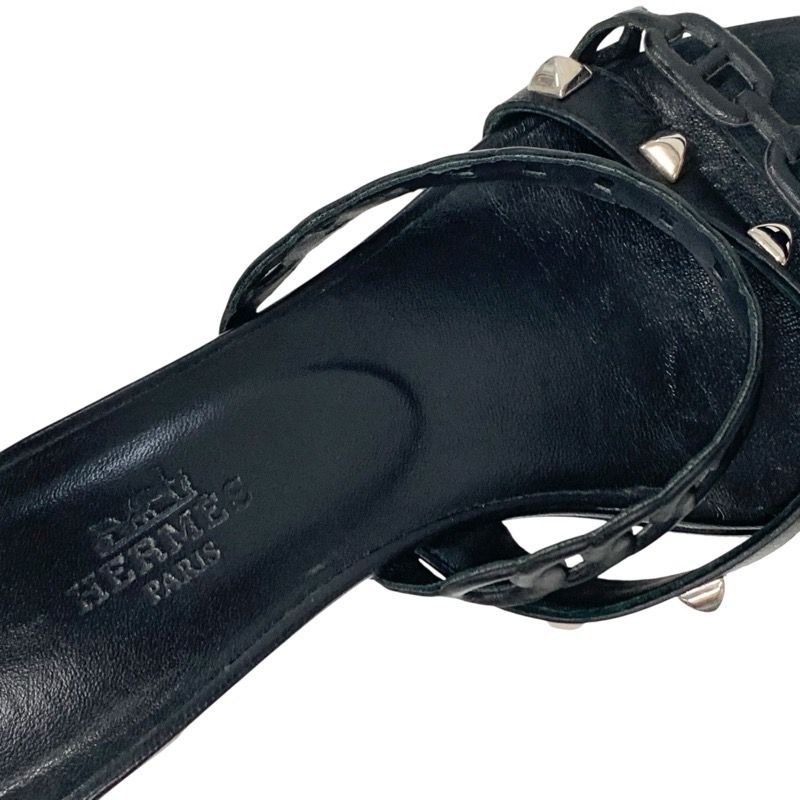 エルメス アロハサンダル ブラック 35 エルメス サンダル アロハ 黒