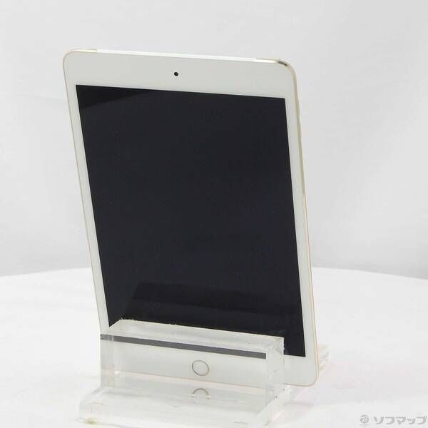 〔中古品〕 iPad mini 4 128GB ゴールド MK782J／A SIMフリー【305】 iPad mini 128GB cellular128GB MK782J&frasl;A docomoロック解除SIM