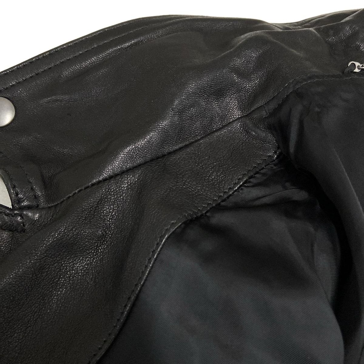 POLObyRalphLauren ポロラルフローレン ライダースジャケット サイズ2 S レディース - 黒 長袖 レザー ジップアップ 秋 冬 USTAUSTRALIA_COM_AU