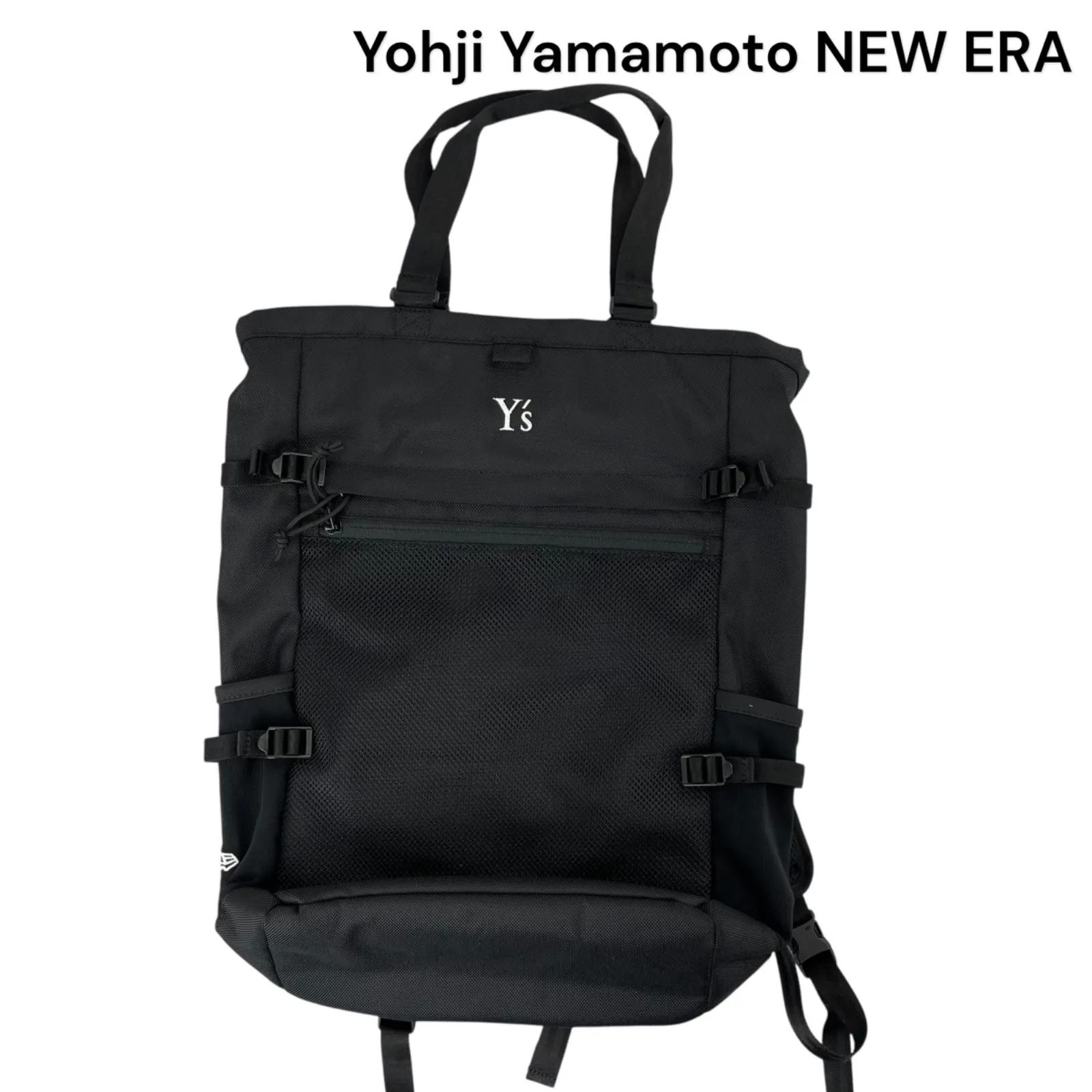 値下げ【新品未使用】ヨウジヤマモト× NEWERA バックパック Yohji Yamamoto ヨウジヤマモト POUR HOMME NEW ERA 20AW