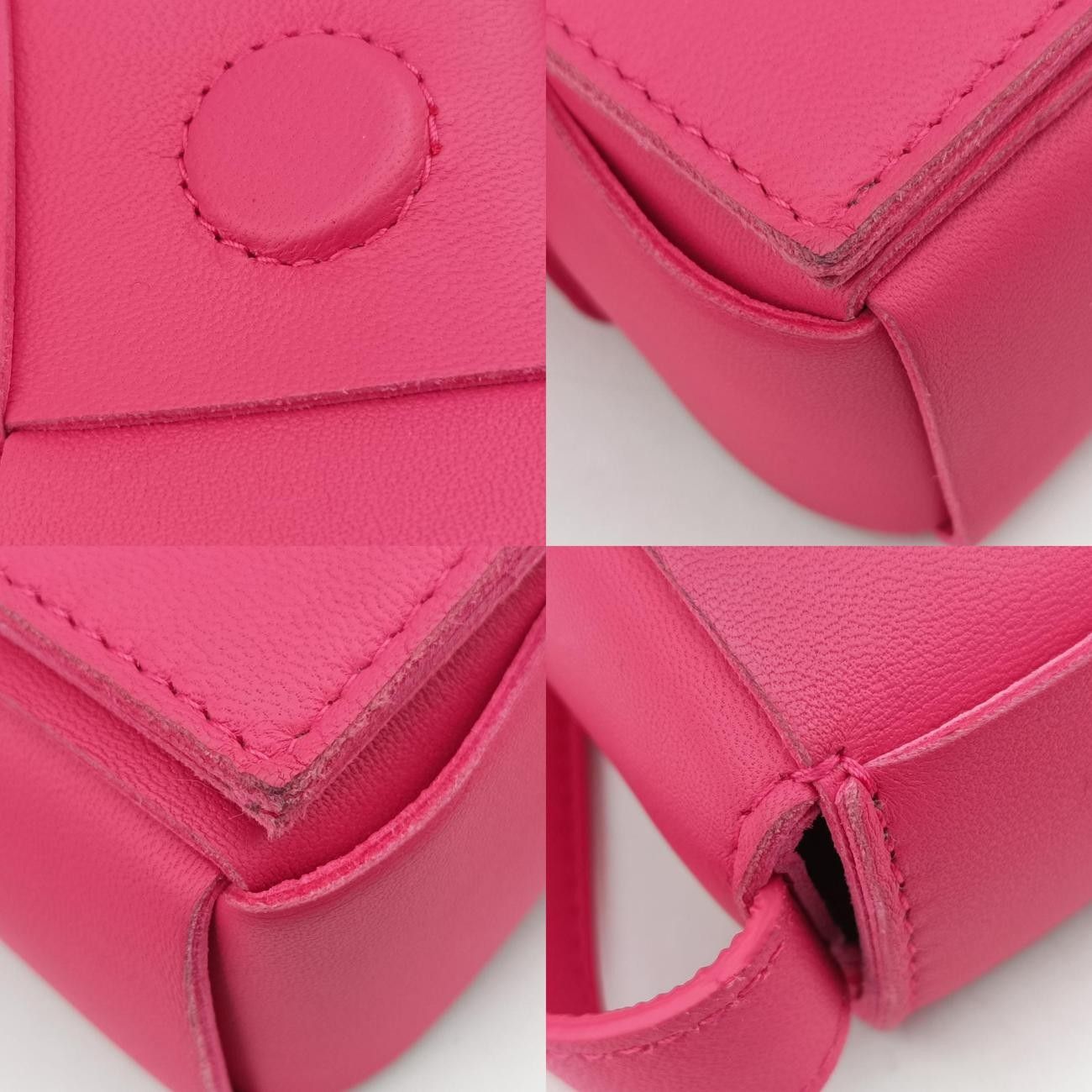 ボッテガヴェネタBottega VenetaキャンディカセットピンクラムスキンICチップ DECORATOM_COM_BR