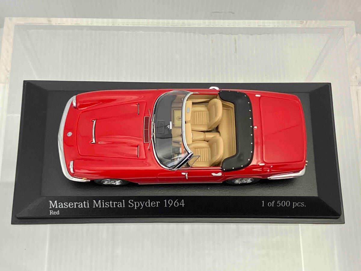 MINICHAMPS 1/43 マセラティ ミストラル スパイダｰ 1964 (レッド