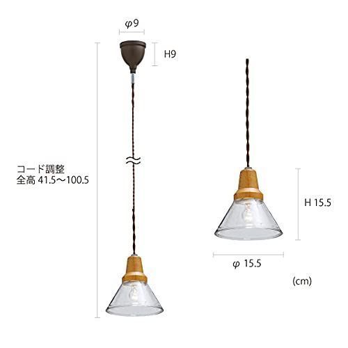 クリア_電球なし・別売 インターフォルム ペンダントライト LT-9534CL