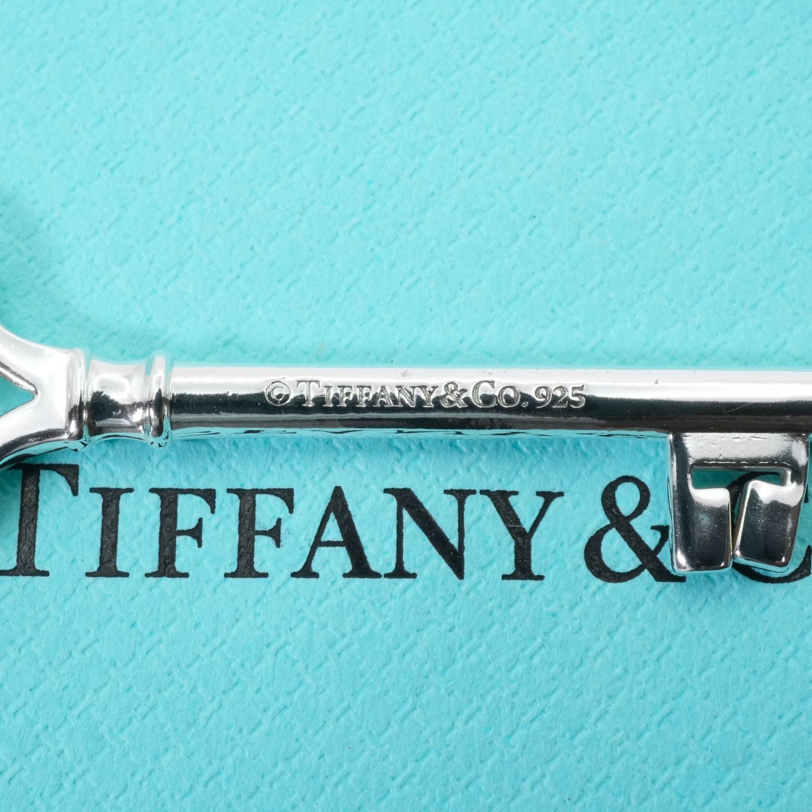極美品 ティファニー クローバー ラージ キー ネックレストップ/25