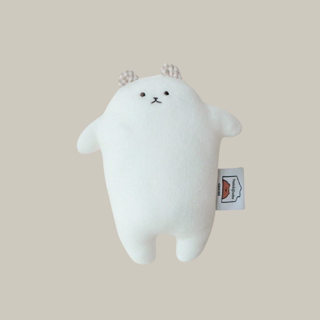 tsumikipoche 公式 】ゆきぐにくまさんのガラガラぬいぐるみ - メルカリ