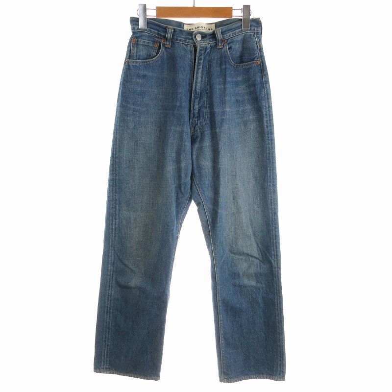 シンゾーン Shinzone HIGHT WAIST DENIM PA ハイウエスト デニム ジーンズ パンツ フルレングス 36 S 青 ブルー  B00MSPA18 /AI - メルカリ