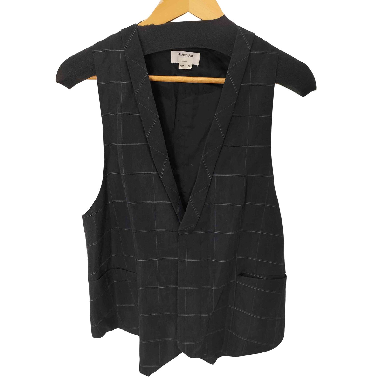 ヘルムートラング HELMUT LANG USA製 チェックベスト メンズ S - メルカリ