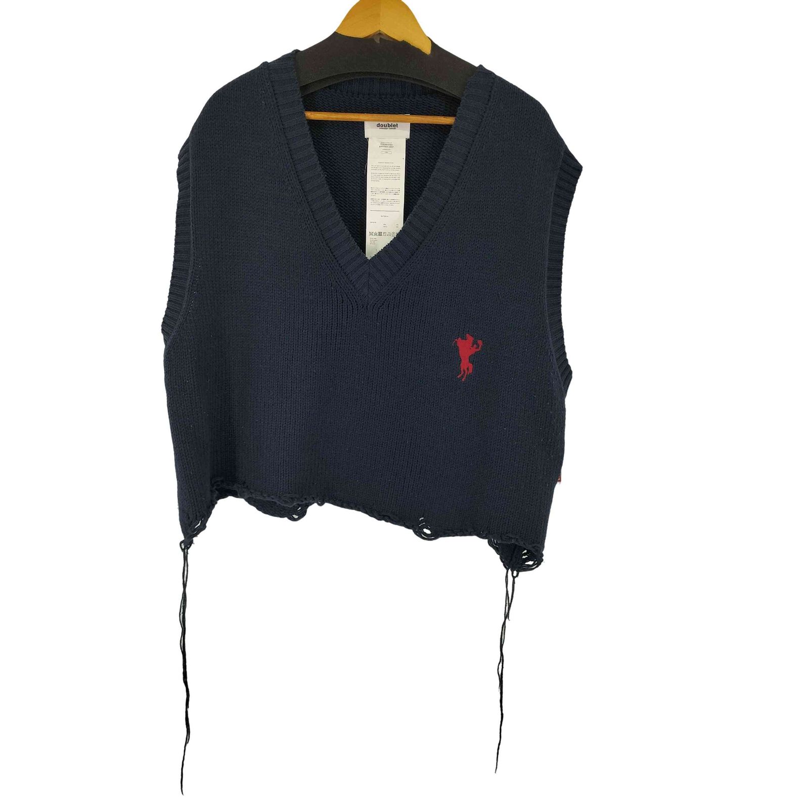 ダブレット doublet OVERSIZED BROKEN VEST オーバーサイズブロークン 