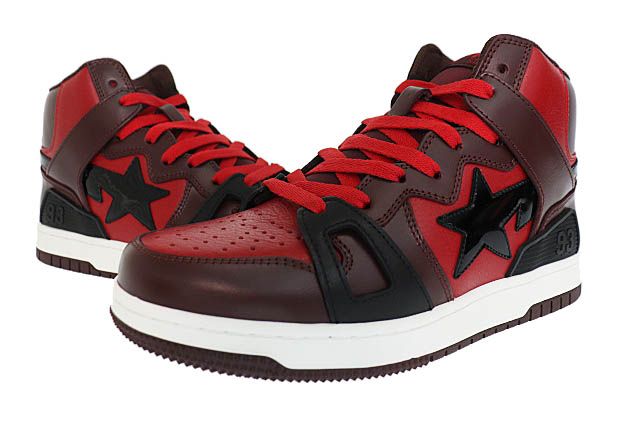 アベイシングエイプ A BATHING APE BAPE STA 93 HI M1 RED ベイプスタ ハイカット スニーカー  0ZXSHM191019K 8 赤 レッド ブランド古着ベクトル 中古 △□○ 240701 - メルカリ