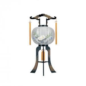 4営業日で発送 筑紫 回転灯 絹張り提灯 約33x84cm YMG037829 2160969