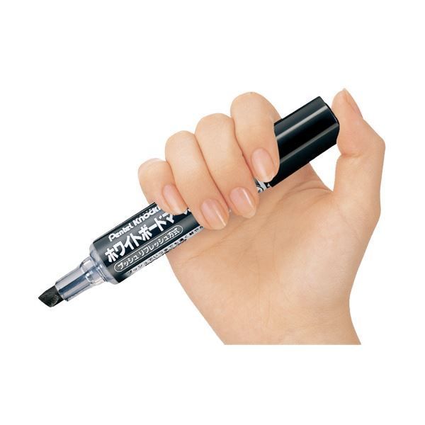  まとめ ぺんてる ホワイトボードマーカー ノックル 太字平芯 赤 EMWL 6 W-B 1本 × その他 カレンダー スケジュール