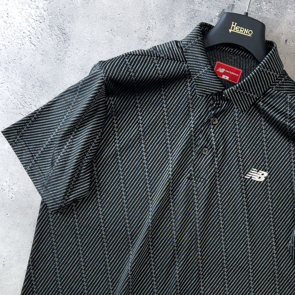 ニューバランス ゴルフ 吸汗速乾 半袖 ポロシャツ メンズ 7 (2XL) 迷彩 ニューバランス（new balance）（メンズ）ゴルフウェア 吸湿速乾
