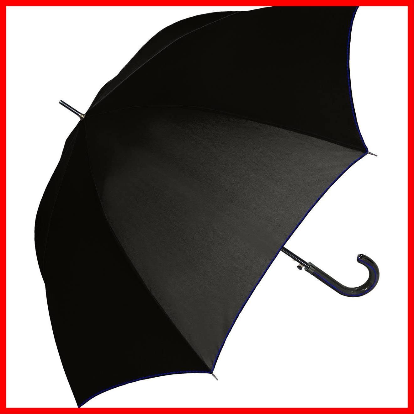 70 cm 親骨 受骨グラスファイバー ジャンプ式 413 025 無地 ビッグサイズ ネイビー ステッチ合皮手元 紳士長傘 中谷 傘