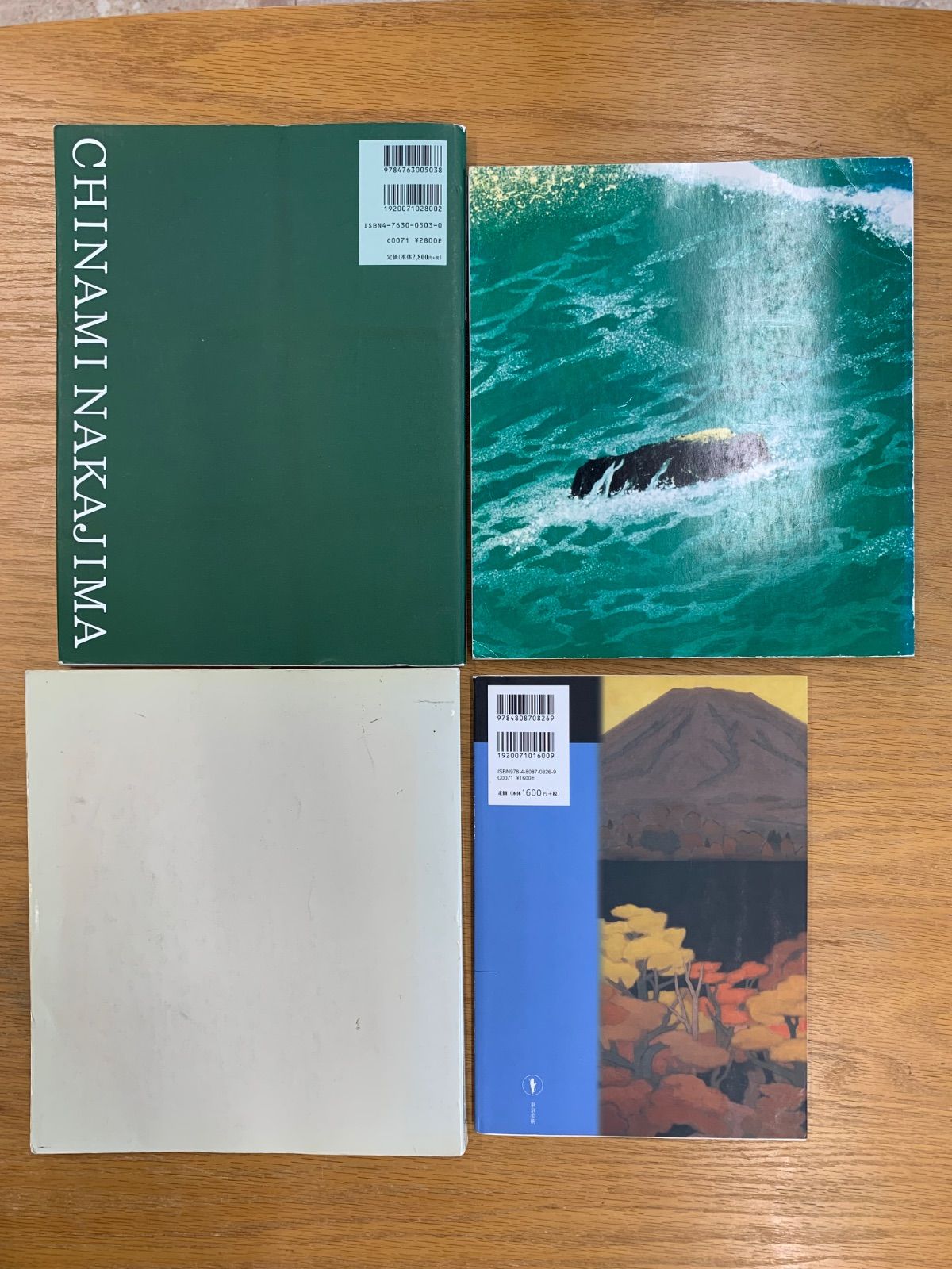 中島千波 画集3冊 東山魁夷 レゾネ集 1冊 画集セット なかじま
