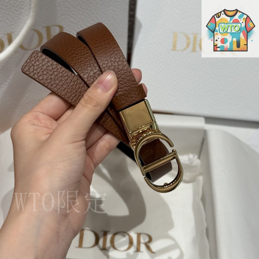 今日WTO】Dior ディオール サドル ダブルフェイス ベルト-1-ZZ95