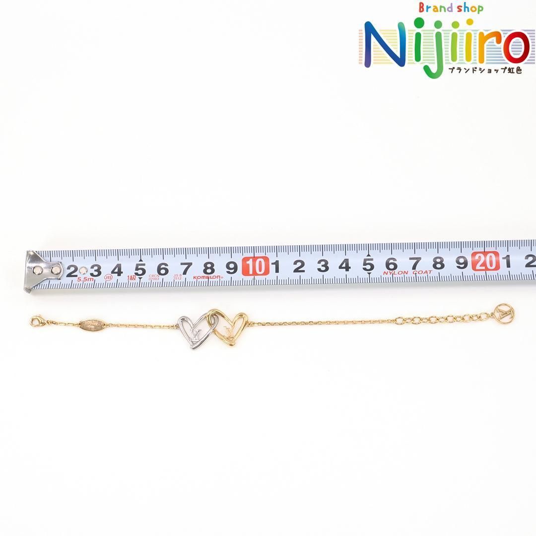 極美品】ルイヴィトン ブラスレ ハート フォーリンラブ ブレスレット  