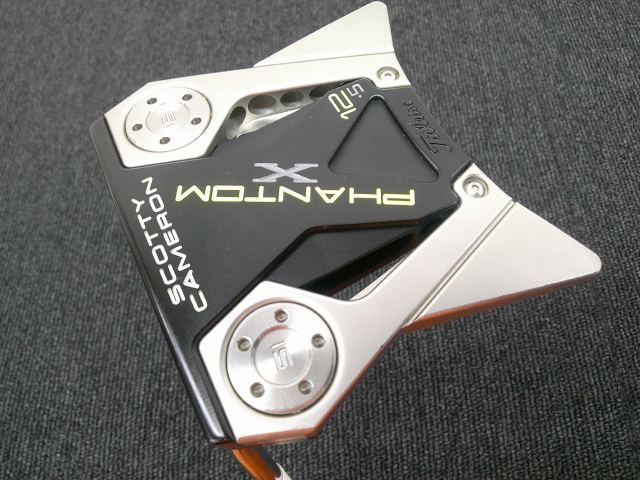 中古 レフティーパター タイトリスト PHANTOM X 12.5/オリジナルスチール[34]//3.5[0095]松山店