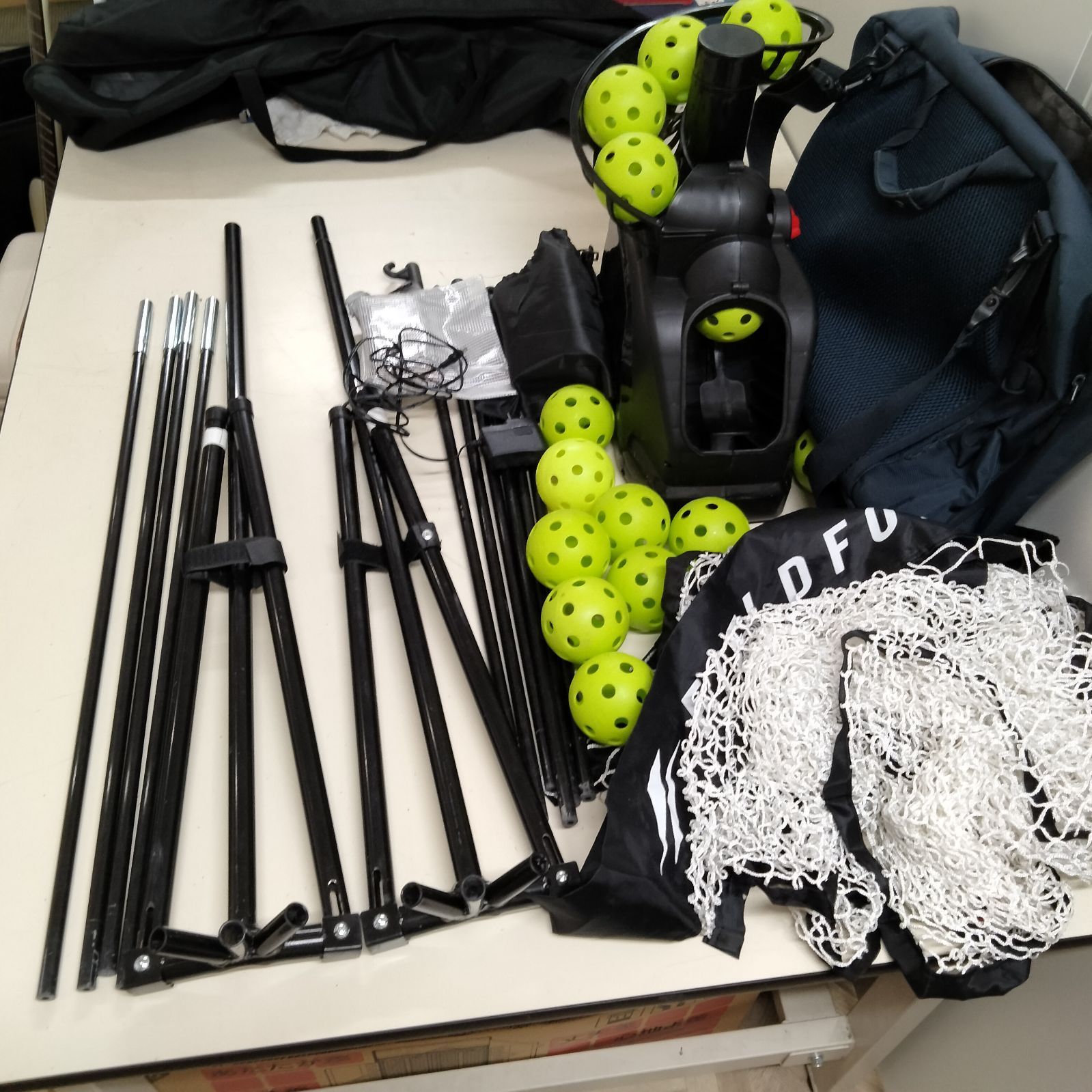 N-6001 動作品 フィールドフォース トスバッティングマシン セット