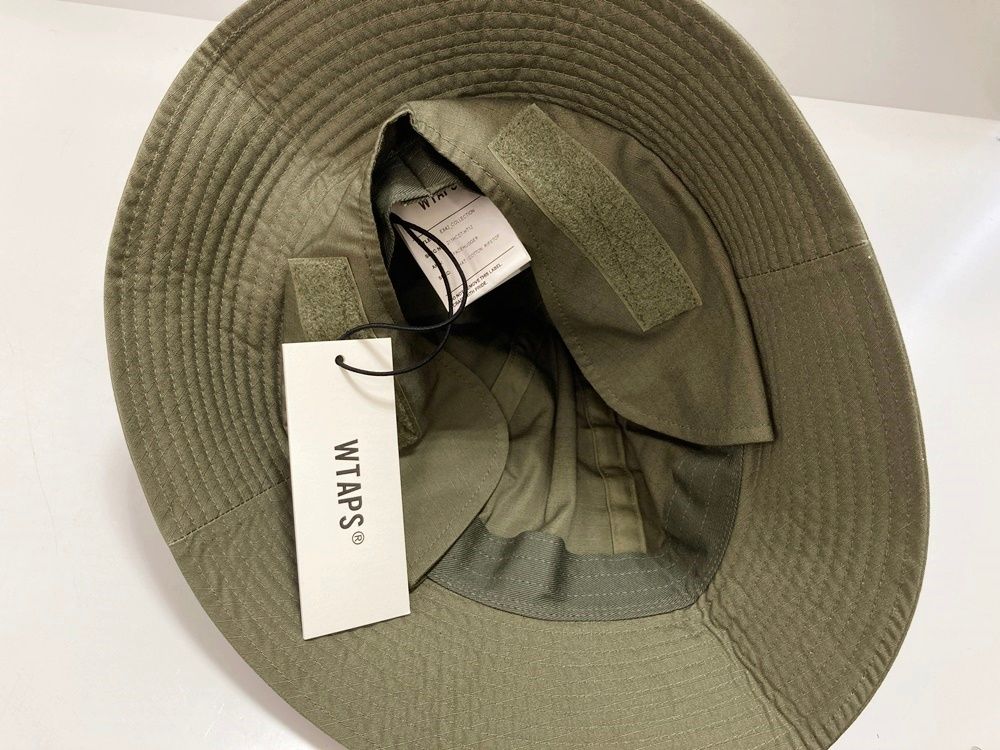 21SS WTAPS ダブルタップス FACEHUGGER ハット 帽子 黒 W)taps - wtaps facehugger XL 21ss ハット hat bucketの通販 by