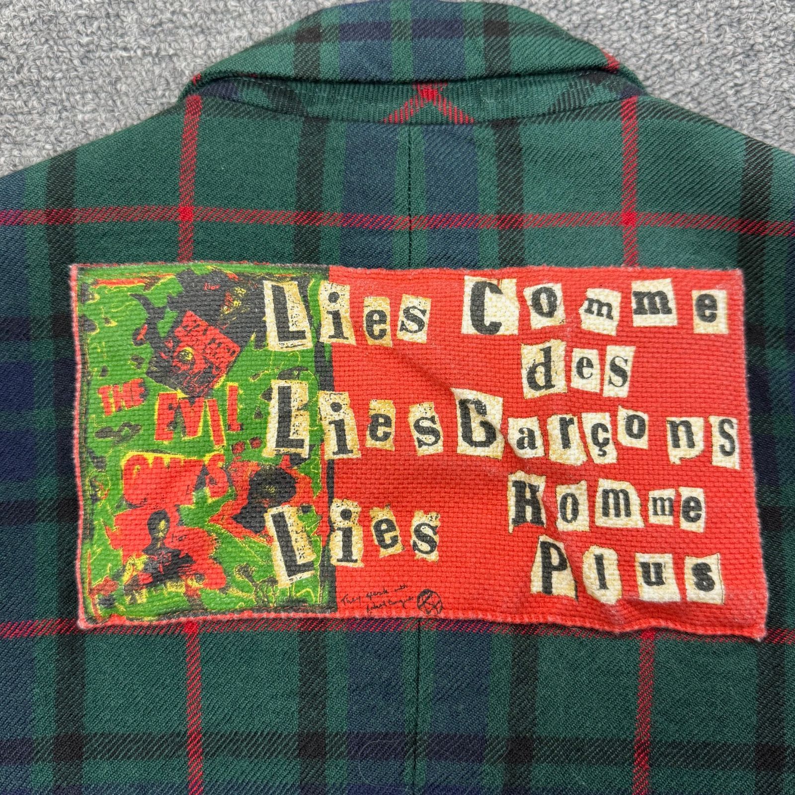 COMME des GARCONS HOMME PLUS 08AW タイムフォーマジック期 タータン 