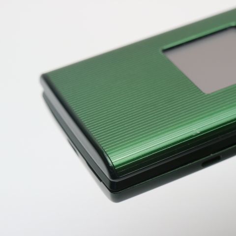 京セラ - 超美品 au KYF36 かんたんケータイ グリーン 白ロム M000 eco-sty_357748085487216