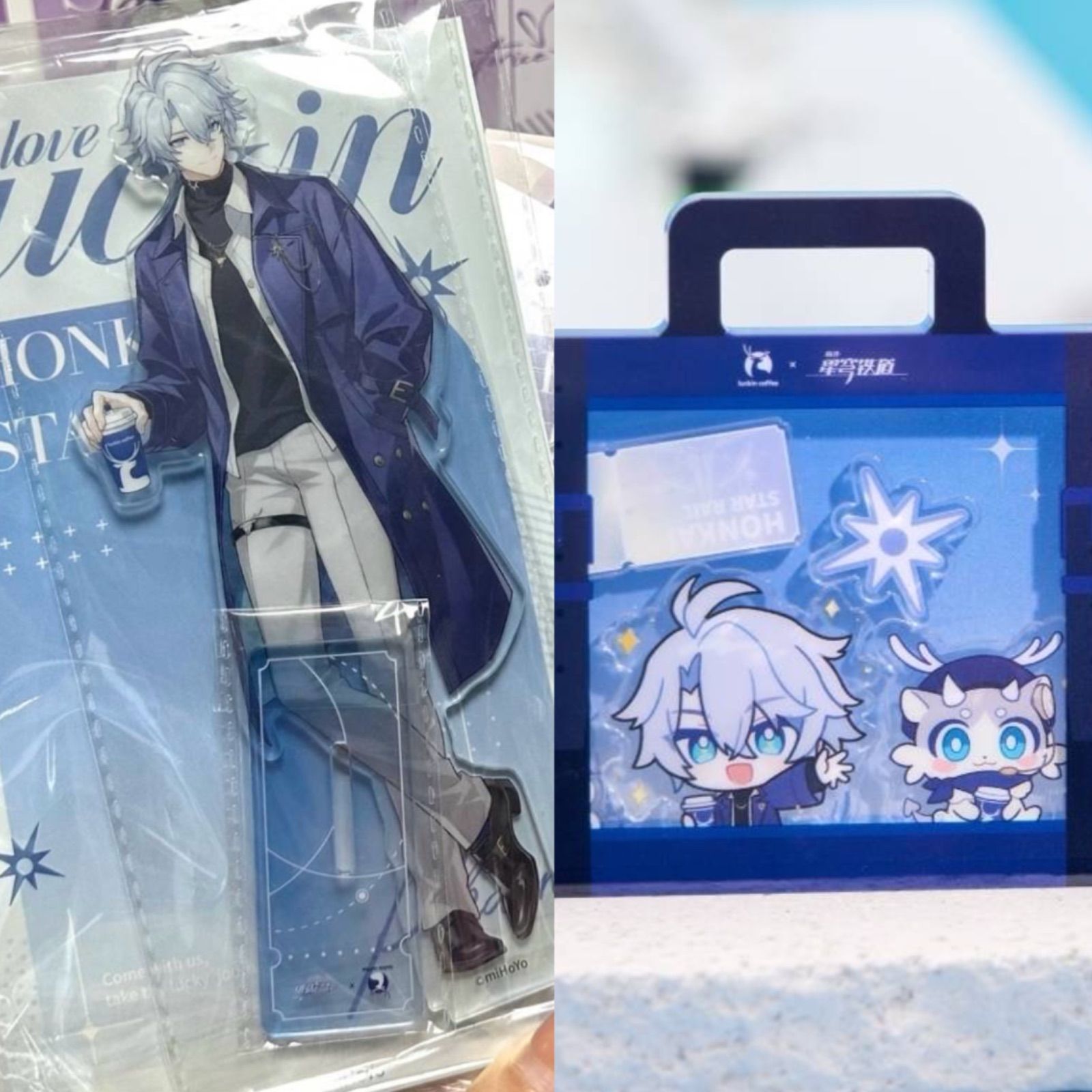 公式正規品 瑞幸 ファイノン アクリルスタンド シャカシャカ luckin