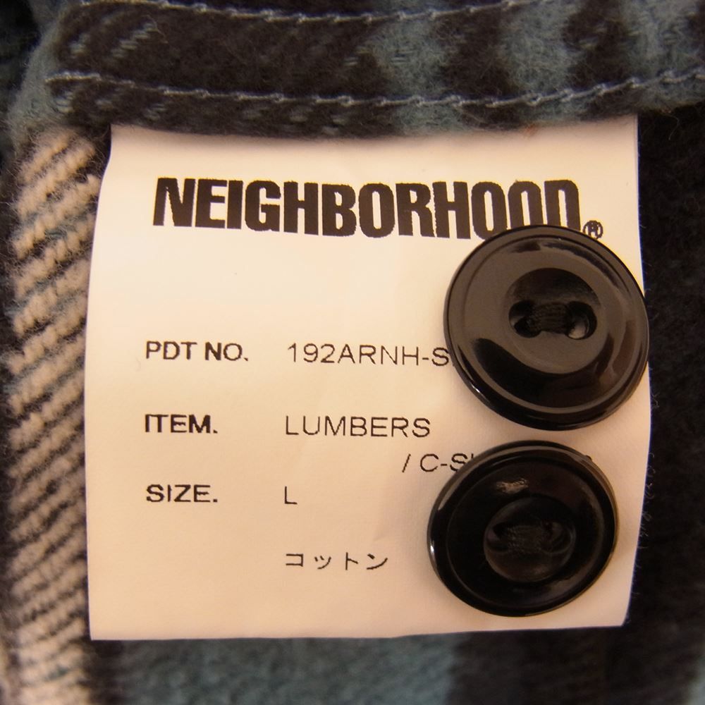 NEIGHBORHOOD ネイバーフッド 19AW 192ARNH-SHM02 LUMBERS/C-SHIRT.LS