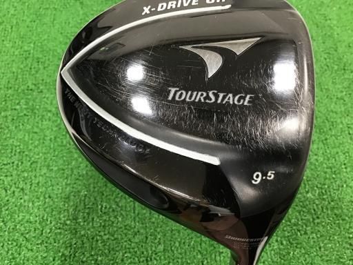 ブリヂストン TOURSTAGE X-DRIVE GR BLACK 9.5 ドライバー DR Tour AD B08-02 (フレックスS) メンズ 男性用 右利き 右用 Cランク ゴルフクラブ