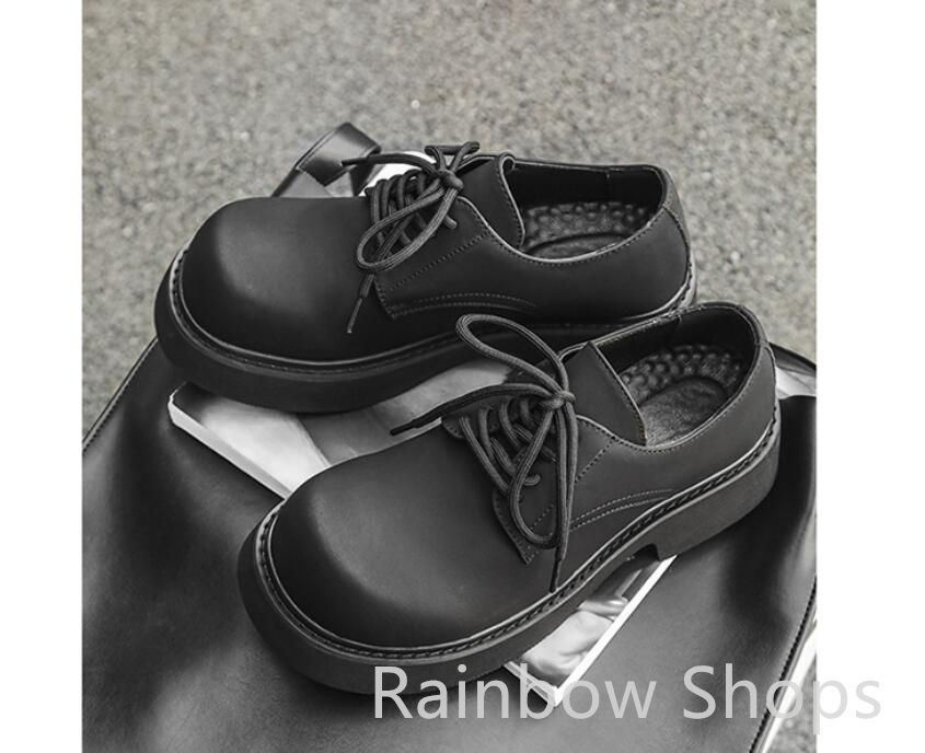 Milkboy 厚底 ドレスシューズ 革靴 ラバーソール shoes - MILK