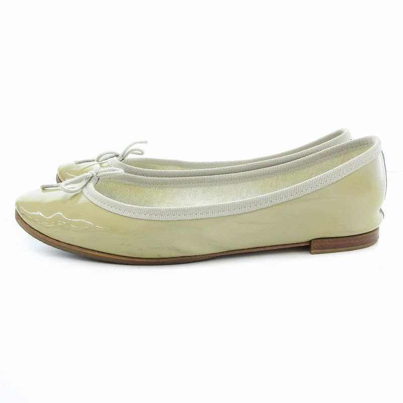 レペット　サンドリオン　黒 エナメル バレエシューズ　フランス製 repetto レペット バレエシューズ サンドリオン Cendrillon