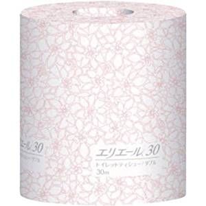 2営業日で発送 723084エリエール エリエールトイレットティシューダブル30m個包装 80ロール 8285726