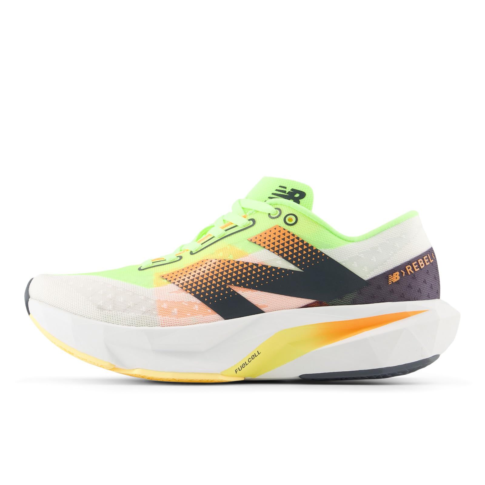 ニューバランス スニーカー FuelCell Rebel v4 レディース LA4 WHITE|LIME 22.5 cm B LA4 WHITE|LIME 22.5 cm B