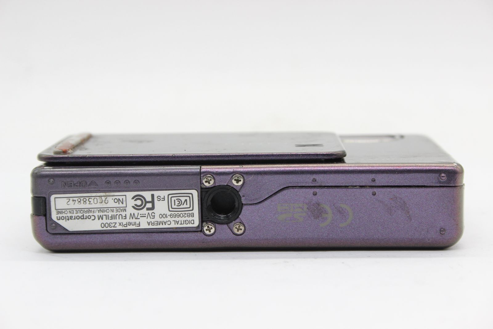 返品保証】 フジフィルム Fujifilm Finepix Z300 パープル 5x