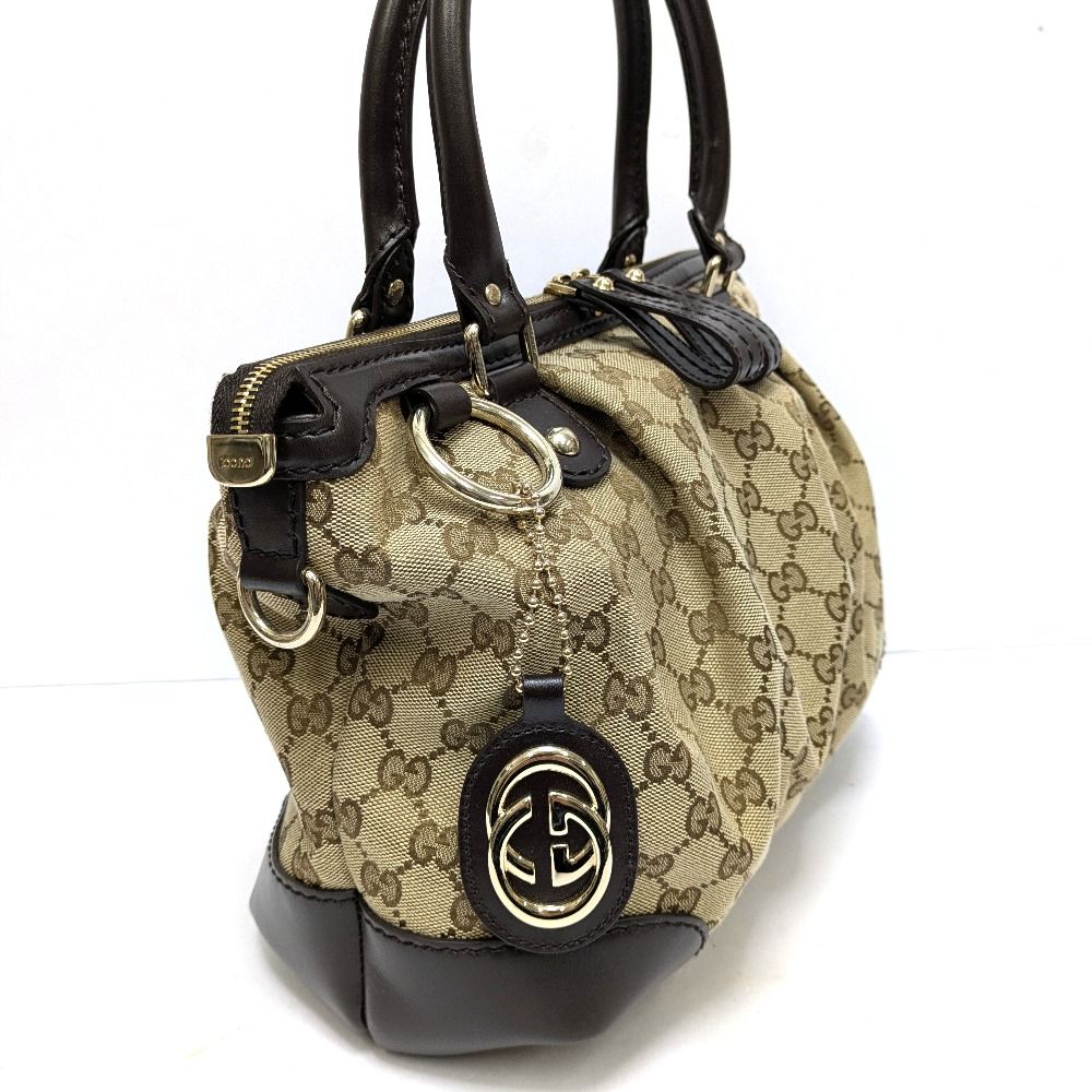 GUCCI グッチ スーキー 2WAYハンドバッグ GGキャンバス 247902 GUCCI/グッチ】 247902 2WAY ハンドバッグ GGキャンバス/レザー