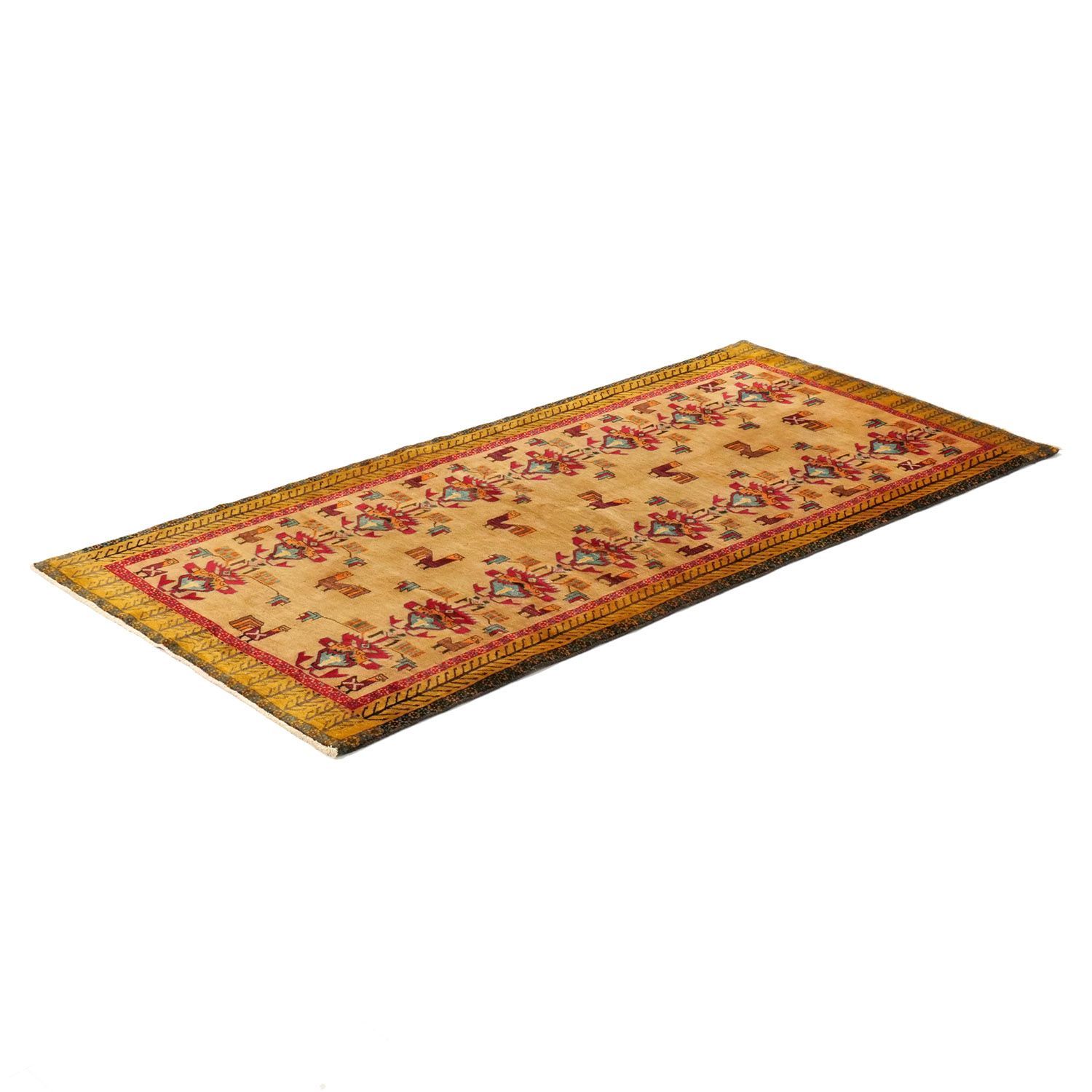 ヴィンテージラグ　トライバルラグ　セミアンティーク オールド絨毯 ヴィンテージラグ トライバルラグ トルクメン絨毯